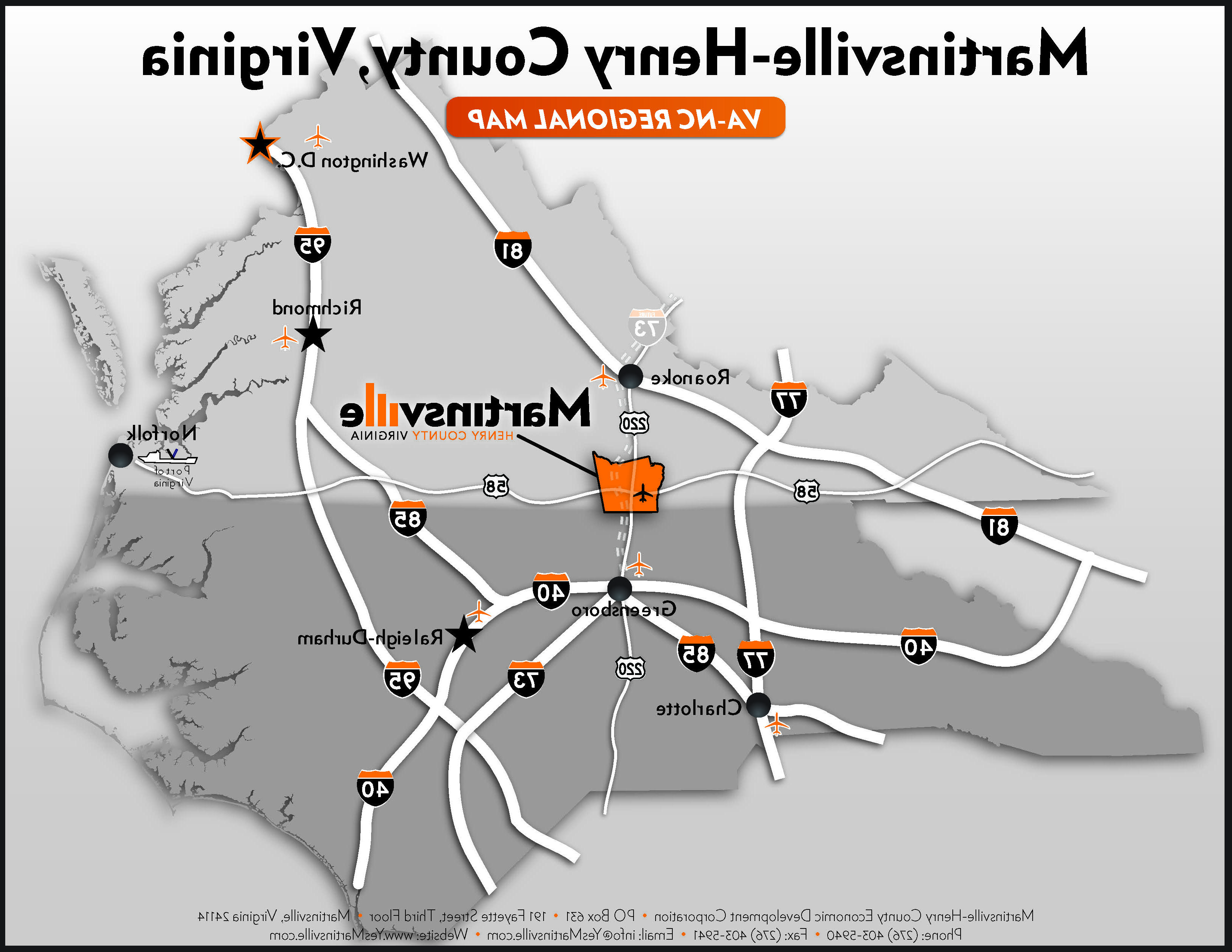 VA-NC Map